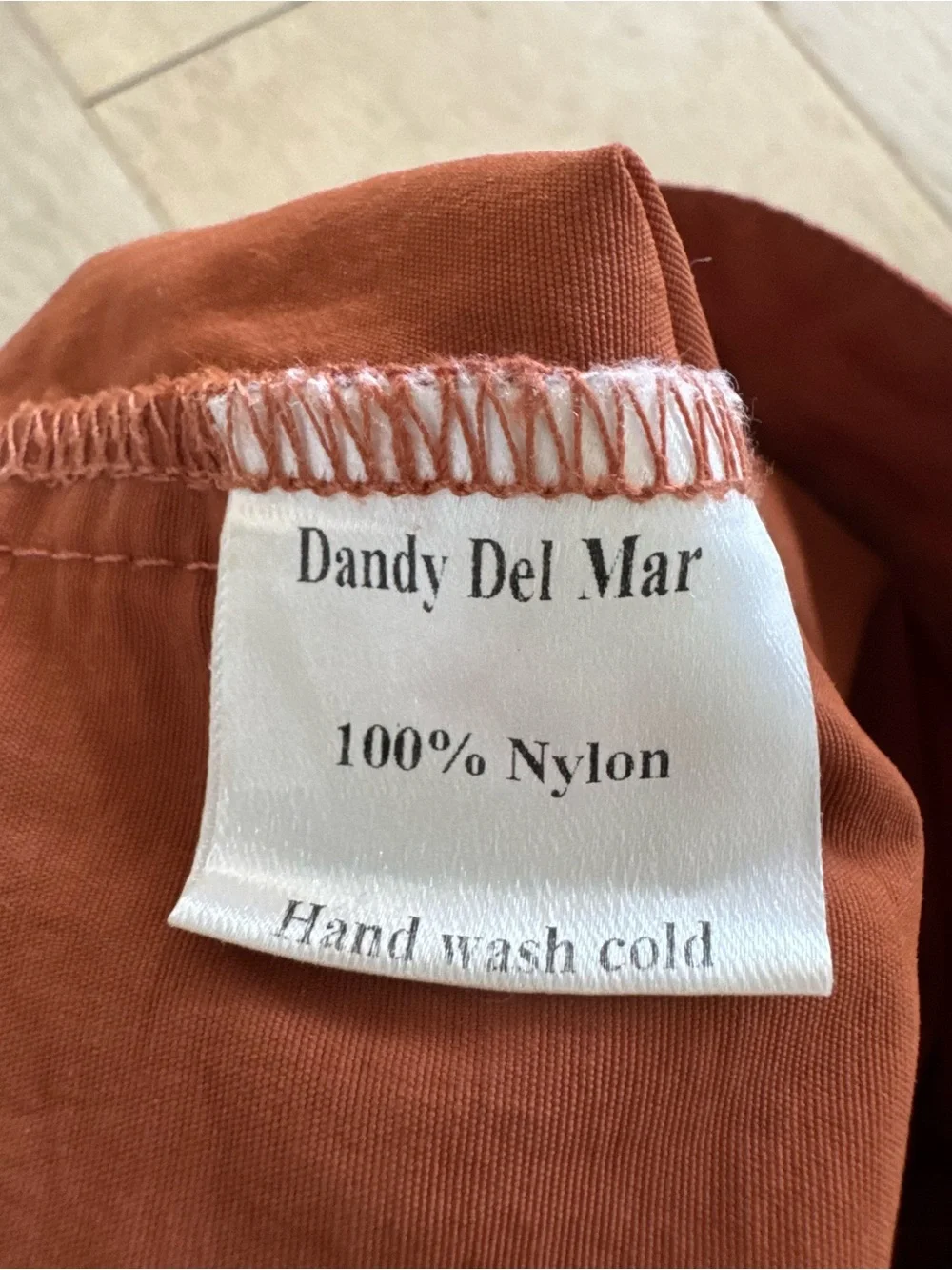 Dandy Del Mar Riviera swim trunks burnt sienna 38
